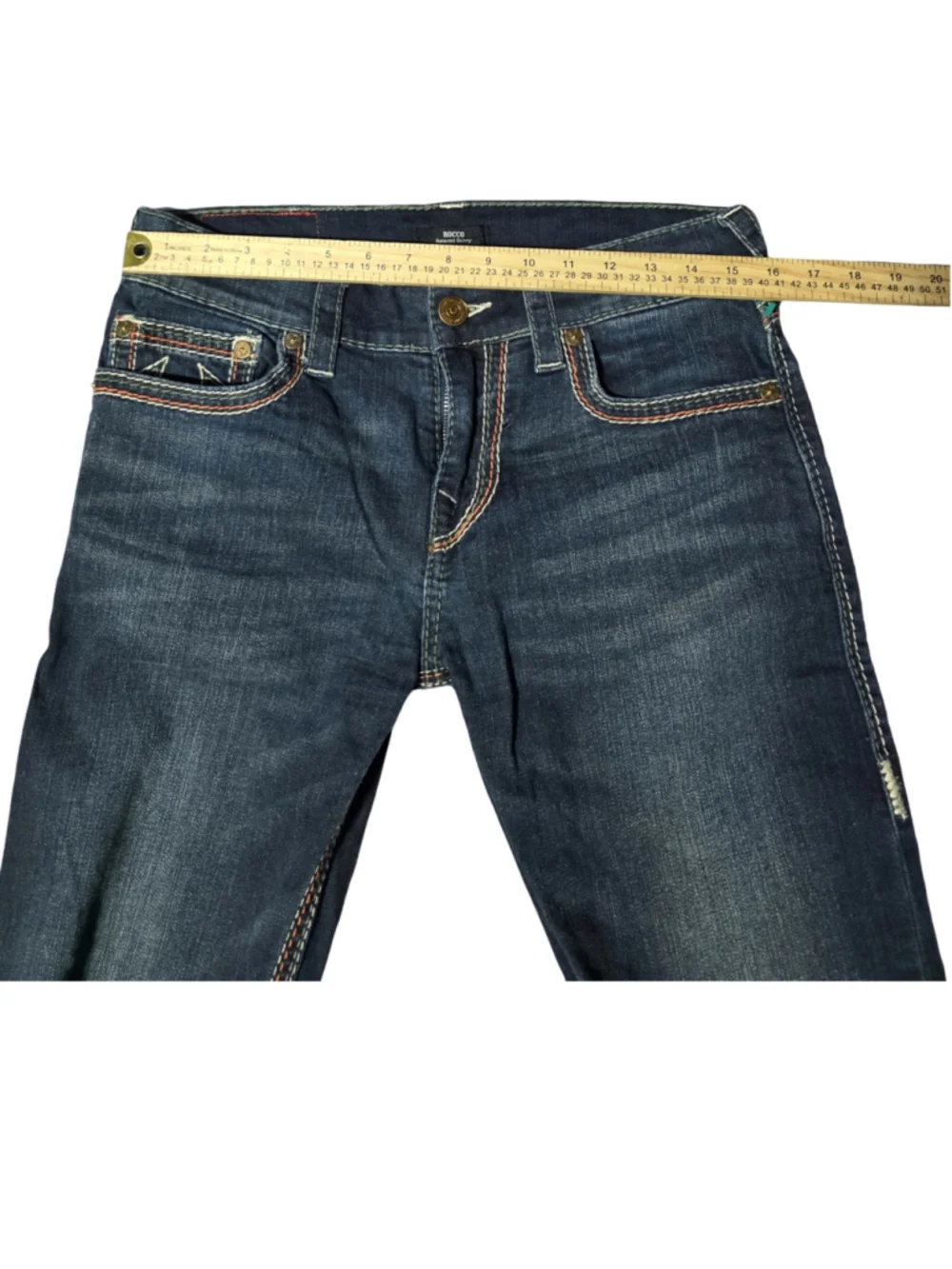Men's True Religion Rocco Relaxed Skinny Jeans, Blue, Waist 30